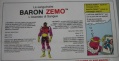 Cardback - Baron Zemo